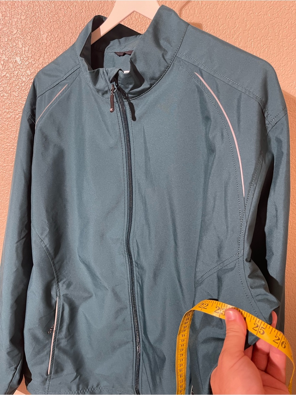 Cutter & Buck Teal Full-Zip Windbreaker - Picture 5 of 6